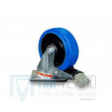 Колесо поворотное резина SRCLb 63 160 мм с тормозом 
(F)
