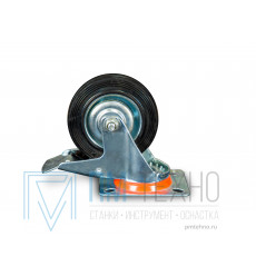 Колесо поворотное резина SCb 55 125 мм с тормозом 
(Y)
