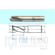 Фреза Шпоночная d16,0х19х79 ц/х Р18 DIN327 