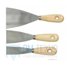 Набор шпателей с деревянной ручкой из 3-х штук (30;50;80мм) (06130)