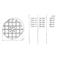Плита Круглая d 240х 30 с Т-образными пазами 12мм (7081-2401) ГОСТ15195-70 (восстановленная)