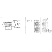 Винт ступенчатый М10х1,5х 15 D18мм (7002-2275) ГОСТ 15387-70