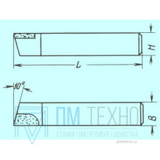 Резец Проходной упорный прямой 25х16х120 Т5К10