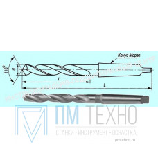 Сверло d 11,8  к/х Р18 