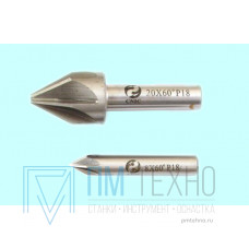 Зенковка d  6,0х 7.0х 42 конус  60° dхв=6мм Р18 ц/х Z=6 DIN334A 